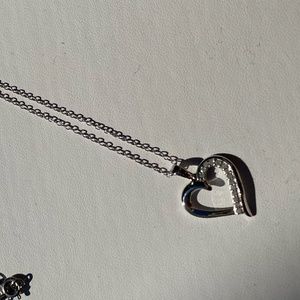 Diamond Heart 18" Pendant Necklace